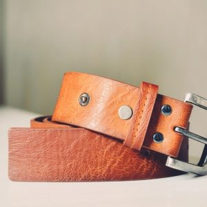 Tan Riveted Casual Belt