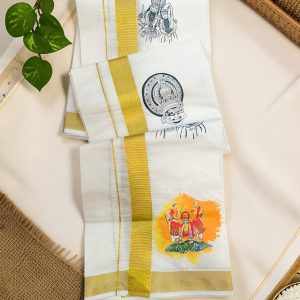 Watercolour Kathakali Dhoti
