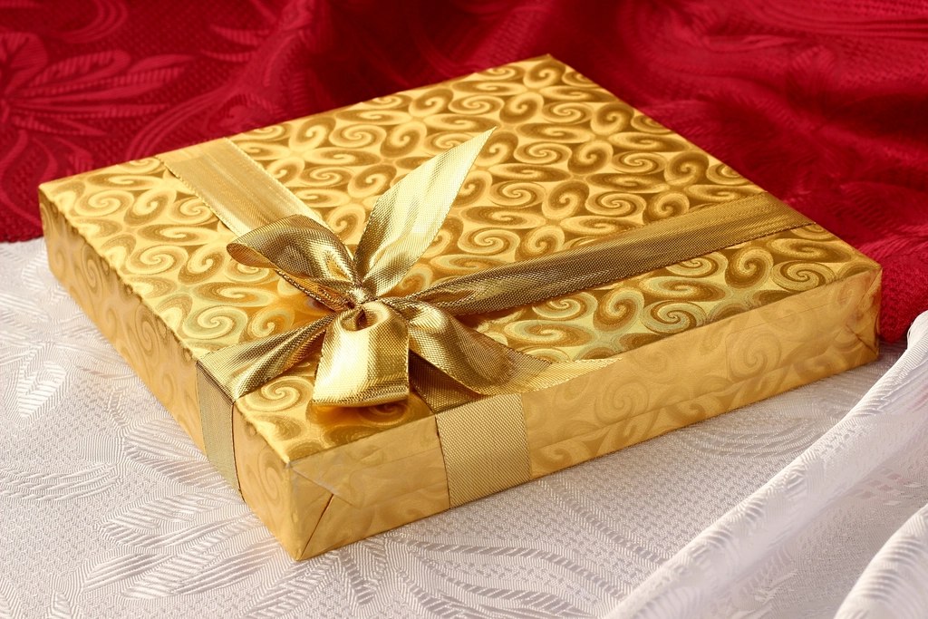 Gold Flourish Gift Card