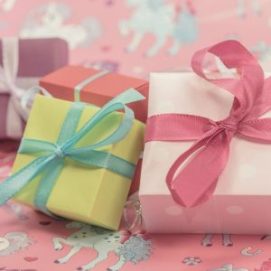Pastel Ribbons Gift Card