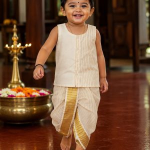 Little Boy Top and Dhoti Pants Set